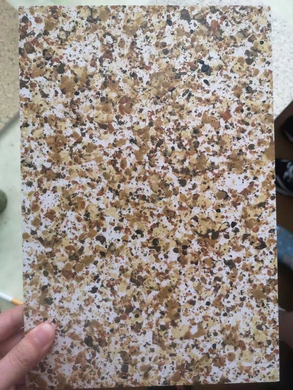 外装模倣 グラニート効果塗装 壁塗装 杜ルーックス屋外絵